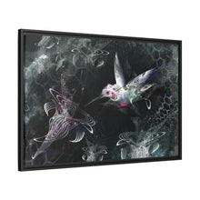 Vibrational Visions Matte Canvas, Framed (Multi-color)