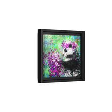 Blissful Bear Matte Canvas, Framed (Multi-color)