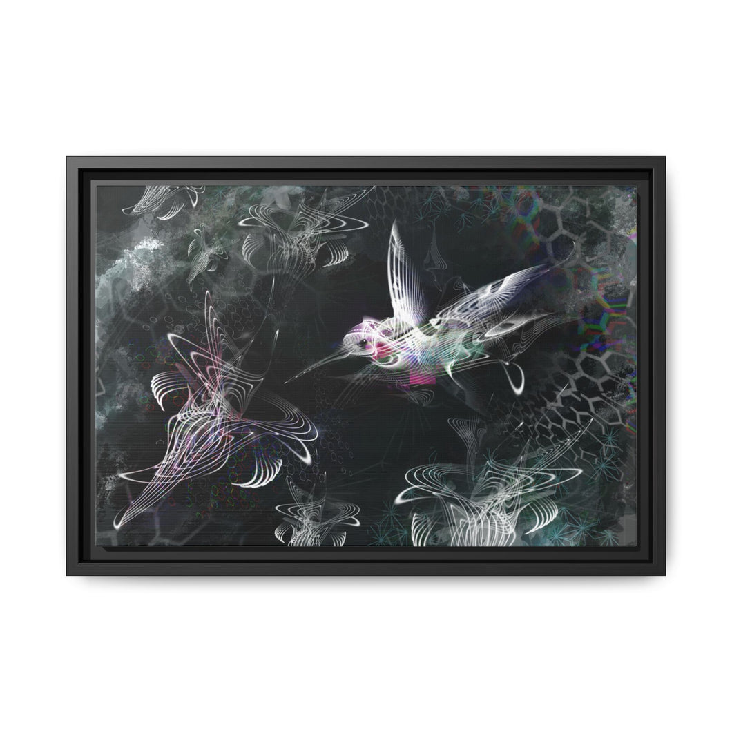Vibrational Visions Matte Canvas, Framed (Multi-color)