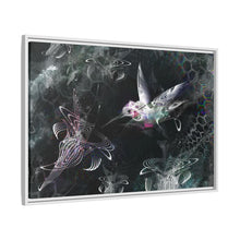 Vibrational Visions Matte Canvas, Framed (Multi-color)