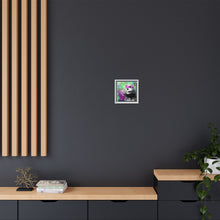Blissful Bear Matte Canvas, Framed (Multi-color)