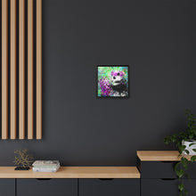 Blissful Bear Matte Canvas, Framed (Multi-color)