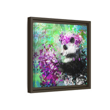 Blissful Bear Matte Canvas, Framed (Multi-color)