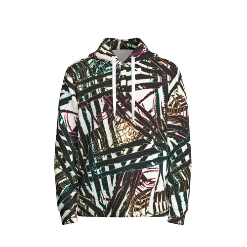 Late to the Party Half Button Hoodie