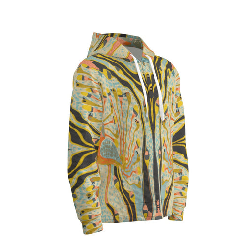 Jungle Buzz Half Button Hoodie
