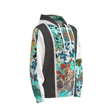 Retro Remission Half Button Hoodie