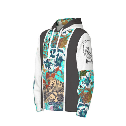 Retro Remission Half Button Hoodie