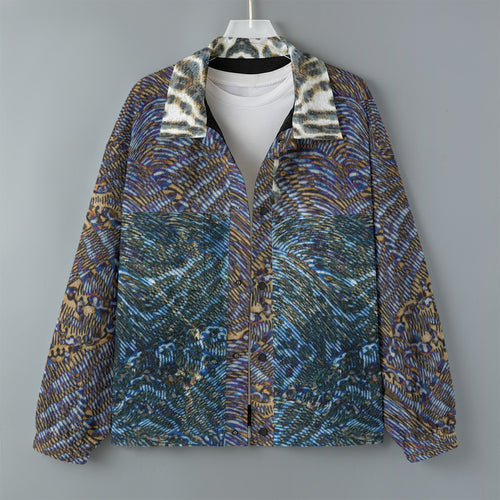 Wet Cheetah Lapel Jacket