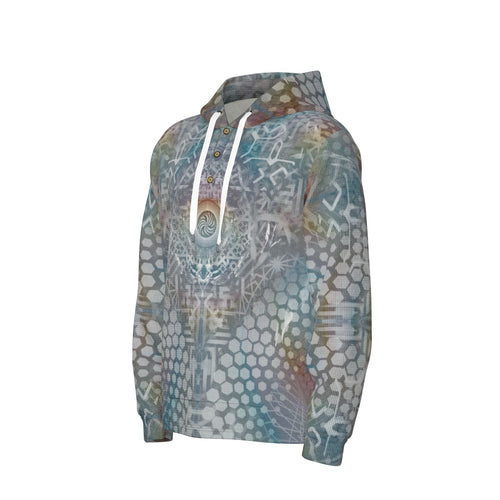 Internal Mechanisms Half Button Hoodie