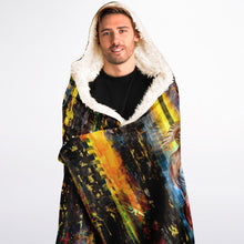 Stagnancy on Fire Hooded Sherpa Blanket