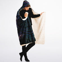 Quiet Chaos Hooded Blanket Sherpa