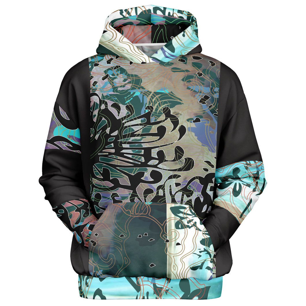 trouble in paradise Heavyweight Oversized Hoodie - AOP