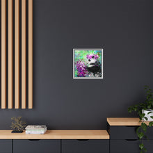 Blissful Bear Matte Canvas, Framed (Multi-color)