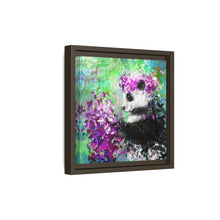 Blissful Bear Matte Canvas, Framed (Multi-color)