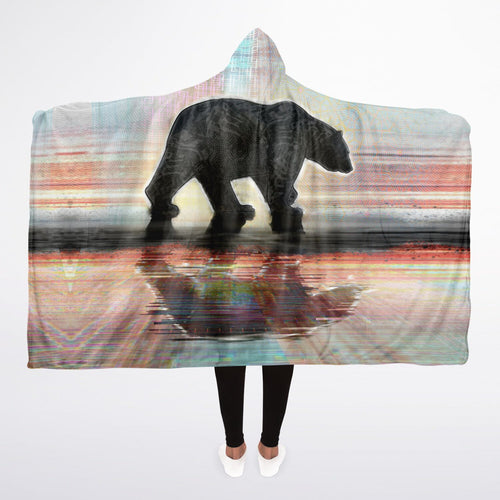 Solitude Hooded Blanket Sherpa