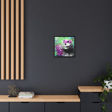 Blissful Bear Matte Canvas, Framed (Multi-color)