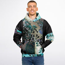 trouble in paradise Heavyweight Oversized Hoodie - AOP