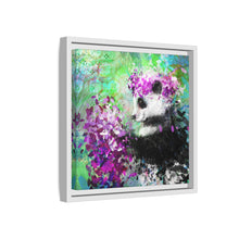 Blissful Bear Matte Canvas, Framed (Multi-color)