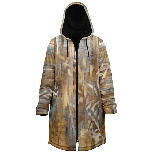 Grain Zipper Cloak - AOP