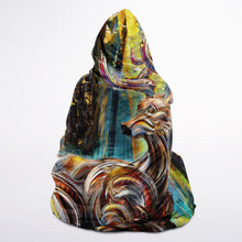 Stagnancy on Fire Hooded Sherpa Blanket
