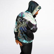trouble in paradise Heavyweight Oversized Hoodie - AOP