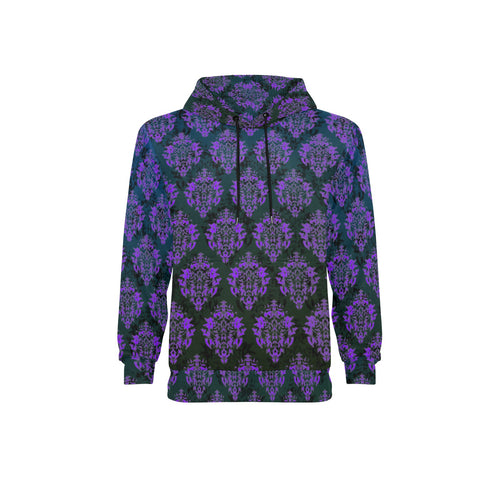 Upright Snazz in Purple Fleece Hoodie