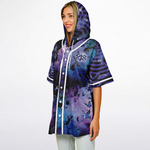 2js W Hooded Baseball Jersey - AOP