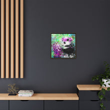 Blissful Bear Matte Canvas, Framed (Multi-color)