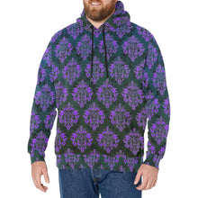 Upright Snazz in Purple Fleece Hoodie
