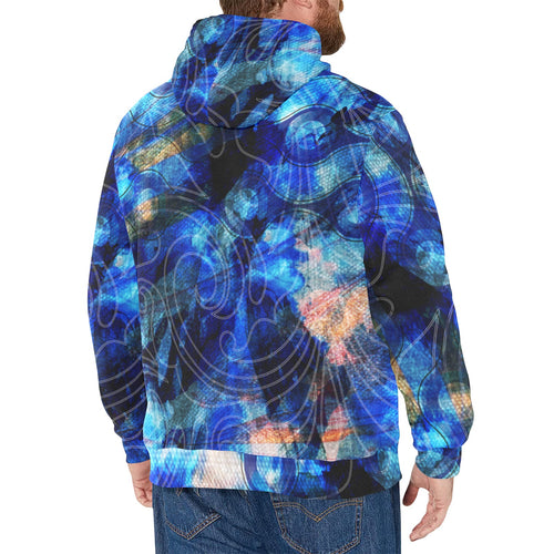 Phaedo in Blue Fleece Hoodie