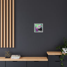 Blissful Bear Matte Canvas, Framed (Multi-color)