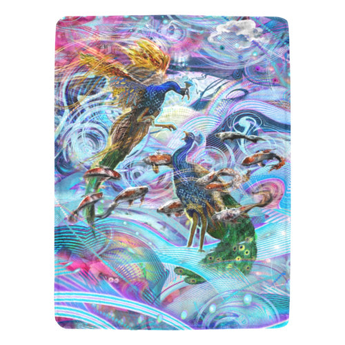 No More Playing Koi with Me (Cordial Defense) Ultra-Soft Micro Fleece Blanket 60