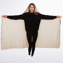 Quiet Chaos Hooded Blanket Sherpa