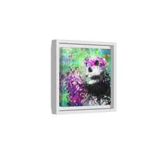 Blissful Bear Matte Canvas, Framed (Multi-color)