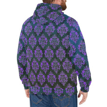 Upright Snazz in Purple Fleece Hoodie