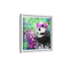 Blissful Bear Matte Canvas, Framed (Multi-color)