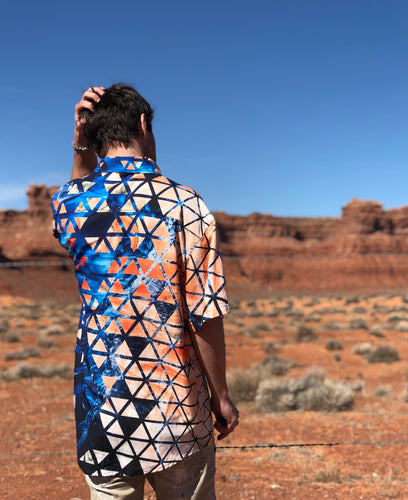 Shinobi Flow Short Sleeve Button Up