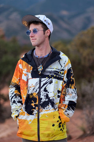 Sunflower Samurai Windbreaker