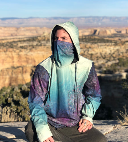 Losing An Enemy Fleece Hoodie With Mask