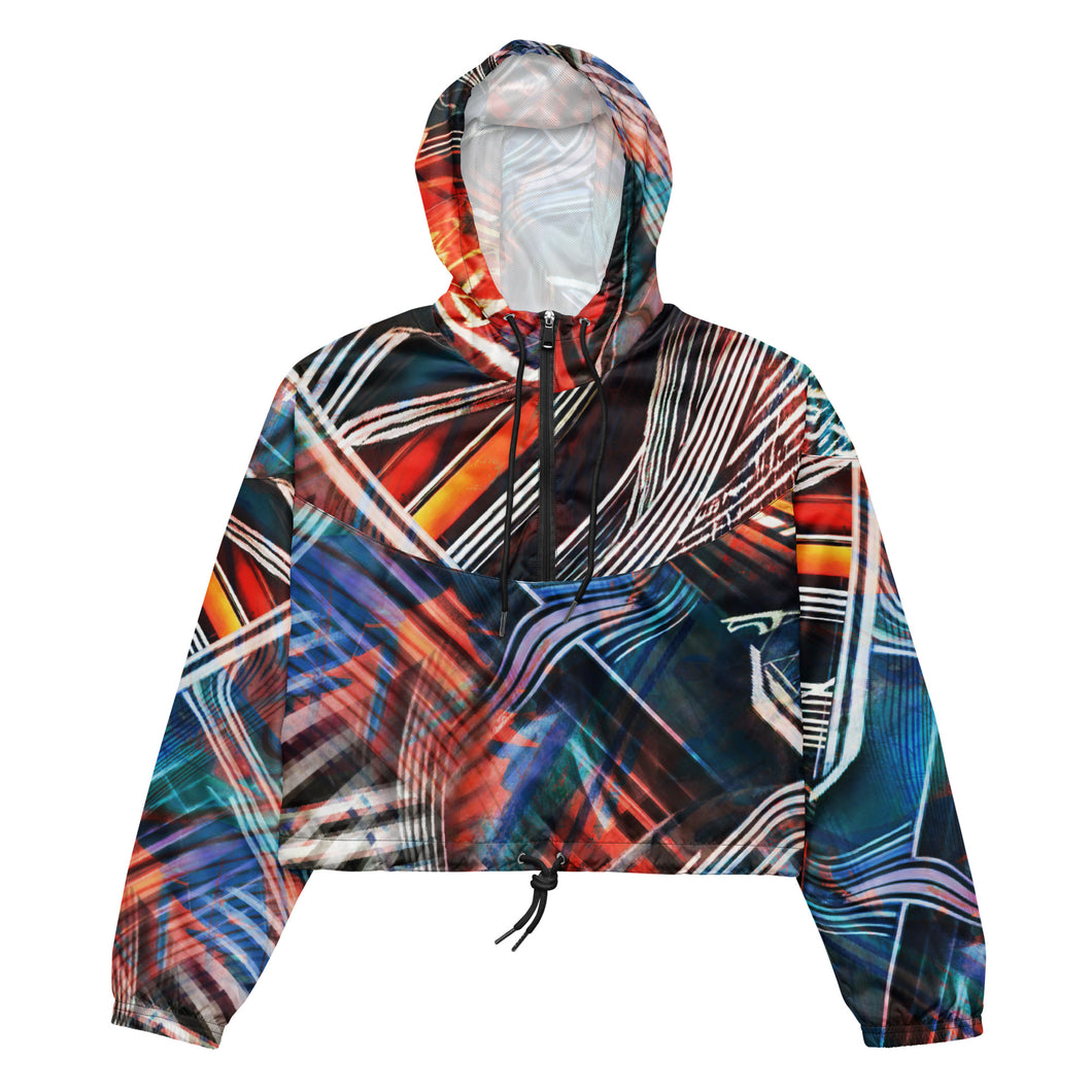 Hard Times At the Noodle Shop Women’s cropped windbreaker