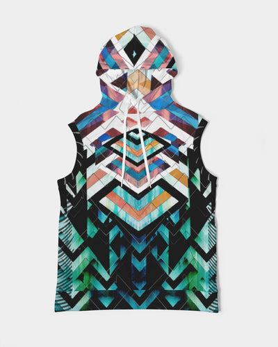 apache Men's All-Over Print Heavyweight Sleeveless Hoodie