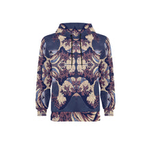 Midnight Off of Kanagawa Fleece Hoodie