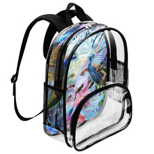 No More Playing Koi Clear PVC Backpack
