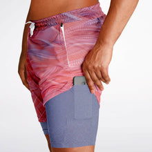 Rosy O Men's 2-in-1 Shorts - AOP