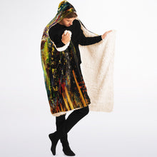 Stagnancy on Fire Hooded Sherpa Blanket