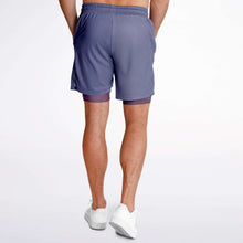 lavender Men's 2-in-1 Shorts - AOP