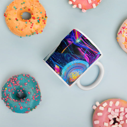 Foxtrot White glossy mug