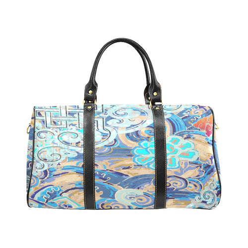 Light Inside in Blue Travel Bag