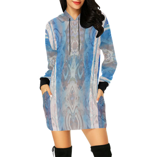 Hydrolysis Hooded Dress