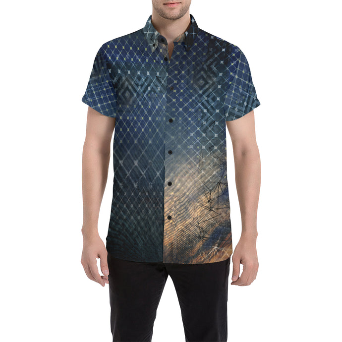 Kindred Octaves Short Sleeve Button Up